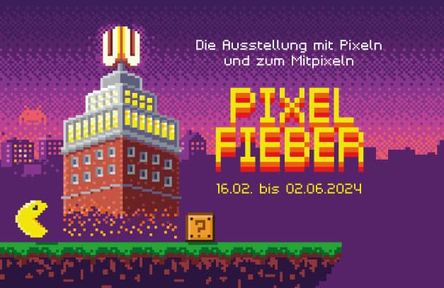 Pixelfieber: Eine Ausstellung mit Pixeln und zum Mitpixeln - uzwei